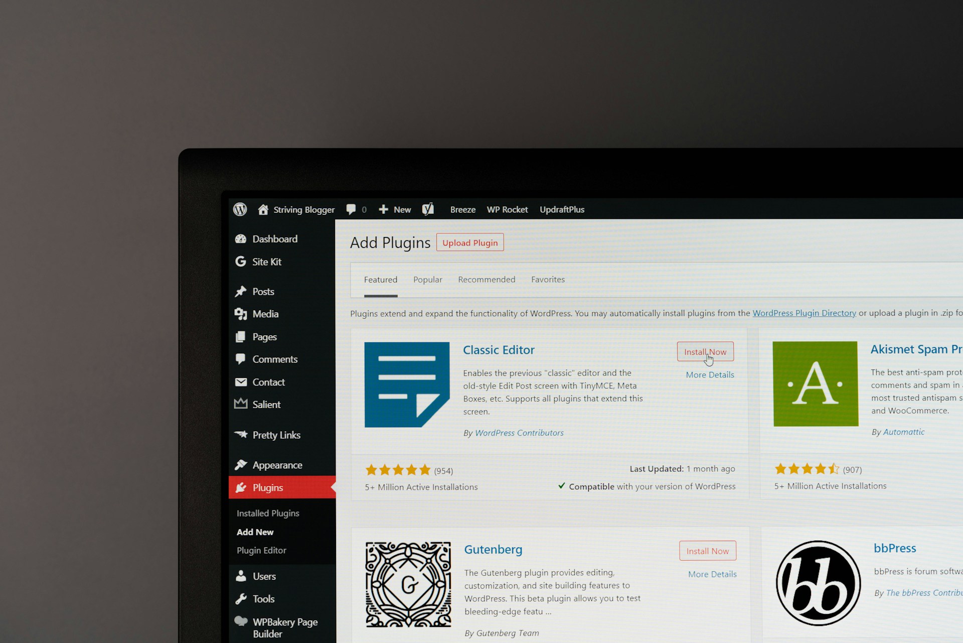 5 essential WordPress plugins