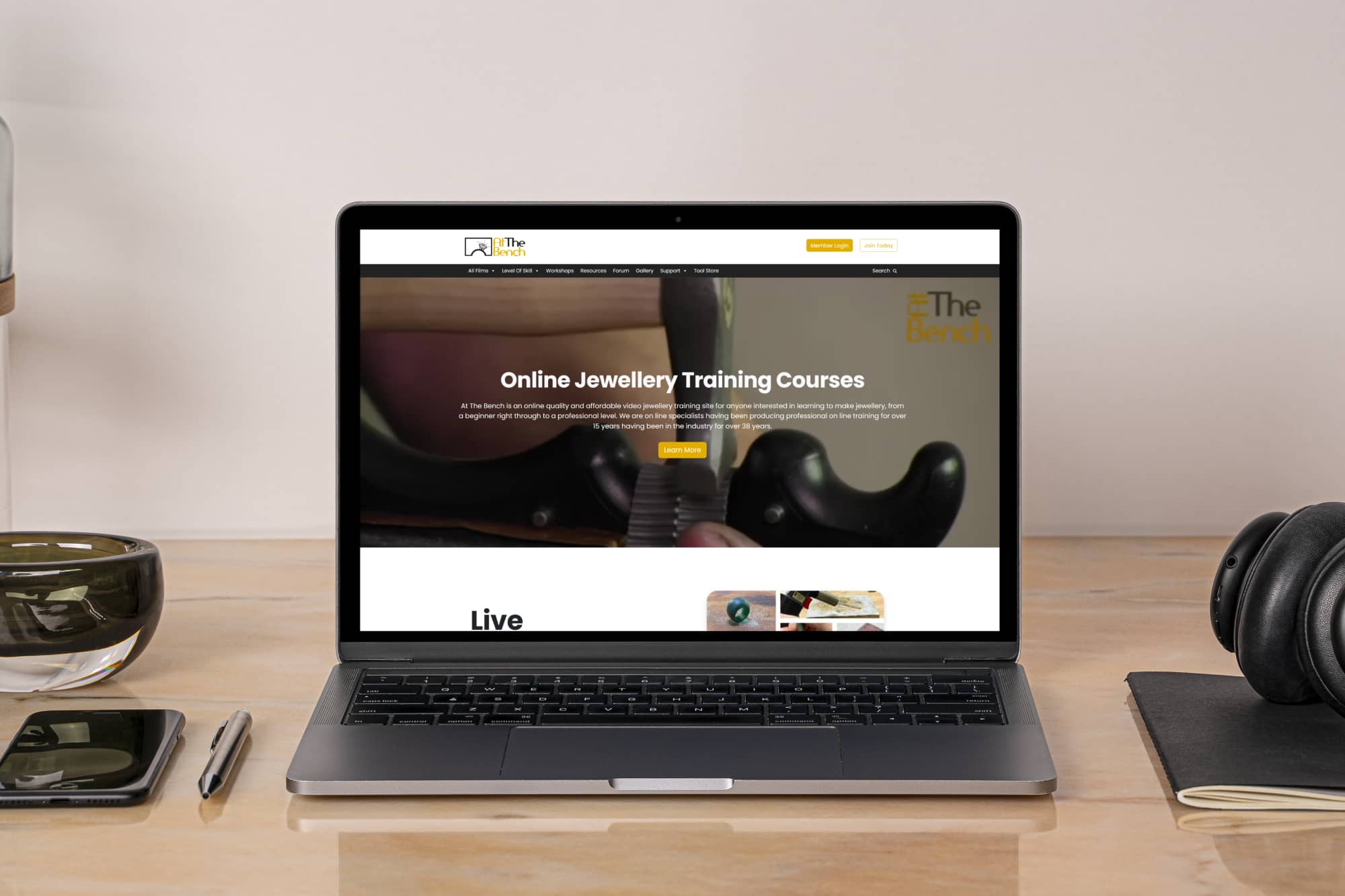 eLearning WordPress Website for Jewellers – Membership Platform & Video Streaming