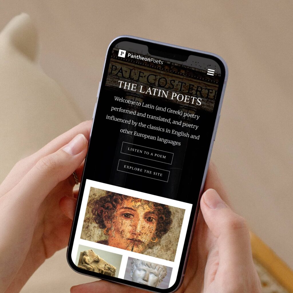 Educational platform dedicated to classical Latin poetry built on WordPress